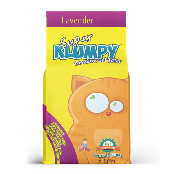 klumpy Lavender cat litter