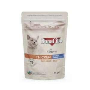 Bonacibo Kitten Pouch – Chicken Chunks In Gravy 85G